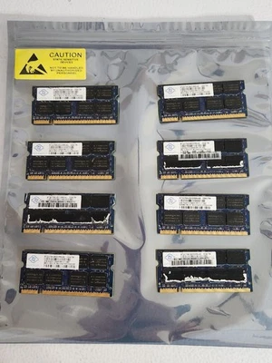 Nanya 16Gb ( 8 X 2GB) TESTED! FUNCTIONAL - 8x Nanya 2GB 2Rx8 PC2-6400S-666-F1.80 - Image 1 of 4