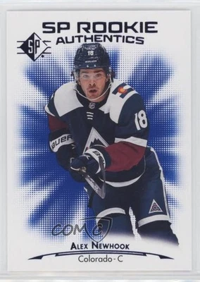 2021-22 SP Retail SP Rookie Authentics Blue Alex Newhook #140 Rookie RC - Image 1 of 2