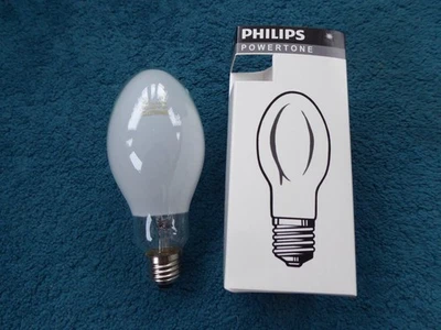Philips 125W HPL-N Mercury Vapour Lamp Bulb, E27 Screw - Image 1 of 3