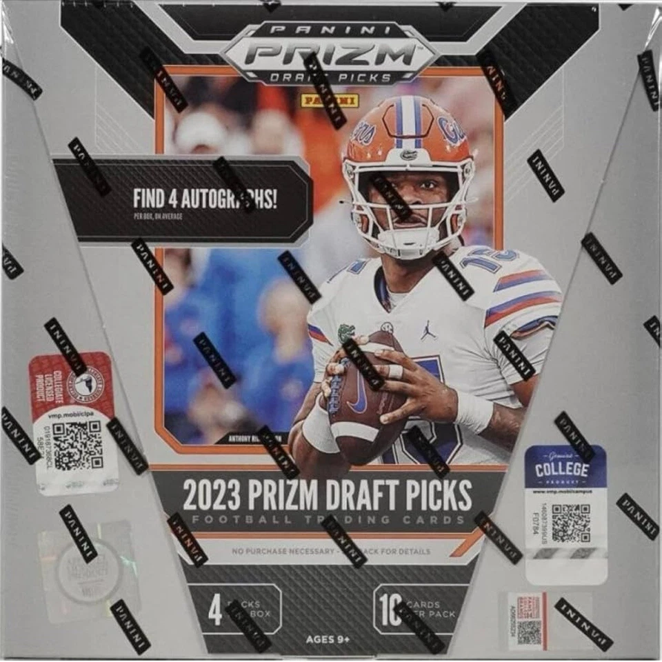 2023 Panini Prizm Draft Picks Football SEALED Hobby Box / 4 Autos