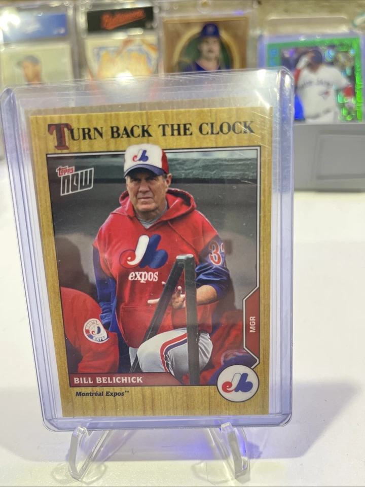 Bill Belichick 2023 Topps Now Turn Back The Clock #BB1  Montreal Expos  - Image 1 of 1