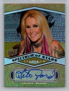 2009 Upper Deck Spectrum Lita Ford Spectrum of Stars Auto #LF 9789 - Bild 1 von 2