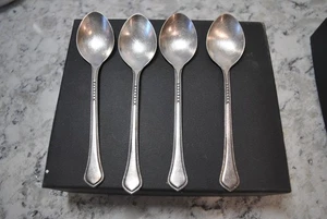 Vintage Melchior Tallinn Russian teaspoons set of 4 spoons - Picture 1 of 3