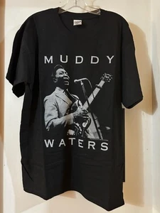 Muddy Waters 1990. - Gear Inc. Black. Large New Dead Stock - Picture 1 of 5