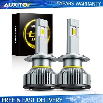 AUXITO H7 LED Headlight Bulb Conversion Kit High/Low Beam 80000LM Bright 6500K - Image 1 of 4