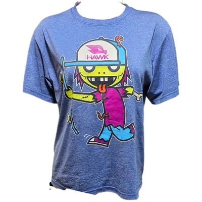 Camiseta de manga corta azul y púrpura Tony Hawk para niños talla mediana Foto 1 de 2