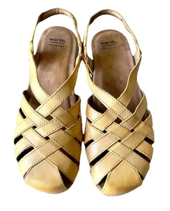 Sandalias Earth Origins Belder Berri de cuero con tira trasera para mujer talla US 8,5 W - Imagen 1 de 4