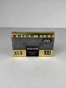Maxell High Bias XLII 100 Minutes Blank Audio Cassette Tape - Picture 1 of 6