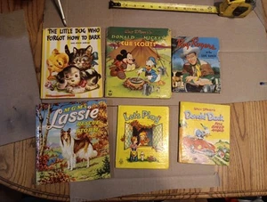 Lot Of Vintage Childern Books, Walt Disney, Wonder Book And Tel A Tal. 1946-53 - Picture 1 of 23