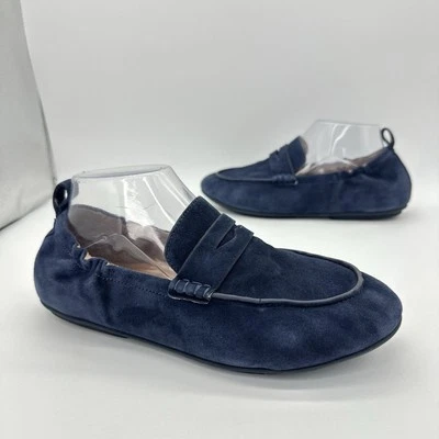 Mocasín Fitflop Allegro Penny para mujer 8 azul marino de Estados Unidos sin cordones Foto 1 de 4