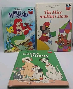 VTG LOT 3 90's Books by Walt Disney's Wonderful World Of Reading Various - Picture 1 of 4