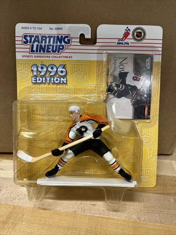 ERIC LINDROS PHILADELPHIA FLYERS VINTAGE 1996 STARTING LINEUP FIGURINE Box 170 Cover