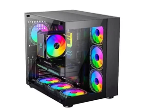 LVPATECH PC Gaming Computer Case Tempered Glass ATX / M-ATX/ Mini-ITX / Tower - Picture 1 of 6