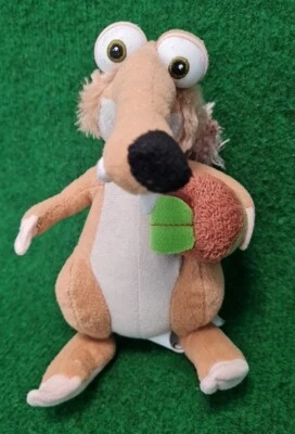 ICE AGE 4 Continental Drift 2011,  Scrat Plüschtier Stofftier Play by Play 18cm - Bild 1 von 4