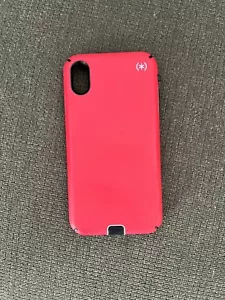 Speck Presidio Sport Series for￼ iPhone XS Max - Matte Red and Black - Picture 1 of 2