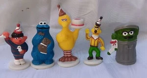 Vintage Muppets Inc Wilton Set Of 5 Sesame Street Cake Toppers - Picture 1 of 4