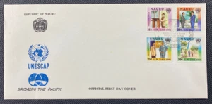 1981 Republic Of Nauru United Nations Day UNESCAP First Day Cover FDC - Picture 1 of 2