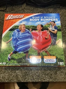 BANZAI Bump N Bounce 2 Body Bumpers Red & Blue Bump & Bop Kids Toy New Bag7 - Picture 1 of 2