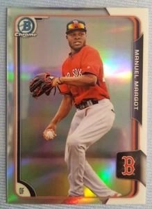 2015 Bowman Chrome Prospect Refractor #BCP230 Manuel Margot /499 Manny🔥📈 - Picture 1 of 2