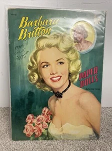 1954 Barbara Britton Uncut Paper Dolls VG - Picture 1 of 12