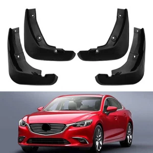 FOR MAZDA 6 GJ 2013 2014 2015 2016 17 18 2019 MUD FLAPS MUDGUARDS SPLASH GUARDS - Picture 1 of 9