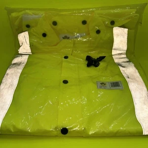 Hi Viz Rain Jacket Lime Reflective ANSI 3 Safety Jacket 2W International 2XL - Picture 1 of 4