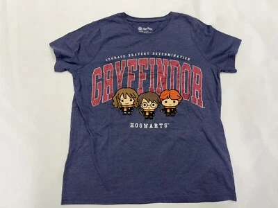 Harry Potter Wizarding World Gryffindor Hogwards Blue T-Shirt Girls 11-12 Years - Image 1 of 4