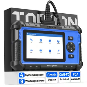 🔥2025 TOPDON AD600S 2.0 profesional automóvil OBD2 dispositivo de diagnóstico escáner de coche TPMS SAS ABS - Imagen 1 de 18