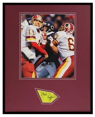 Mark Rypien Signed Framed 16x20 Photo Set Washington vs Bears Foto 1 de 2