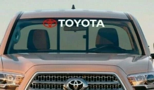 Calcomanía adhesiva para parabrisas Toyota Tacoma Tundra RAV 4 Toyota Trucks gráficos de vinilo - Imagen 1 de 3