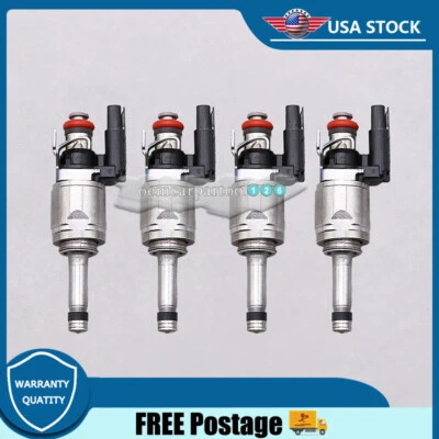 4 件燃油喷射器适用于沃尔沃 S60 S80 V60 XC60 XC70 2.0L Turbo 2014-15 31303495 — 第 1/4 张图片