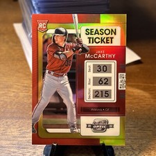 2022 Panini Chronicles Contenders Optic Gold /10 #15 Jake McCarthy Diamondbacks