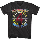 T-shirt homme Foreigner 4 Tour 1981-82 années 80 groupe de rock concert tournée merch