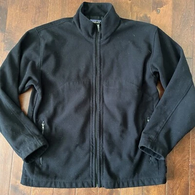 Chaqueta polar Patagonia Synchilla para hombre negra verdadera talla grande cremallera completa suéter Foto 1 de 4