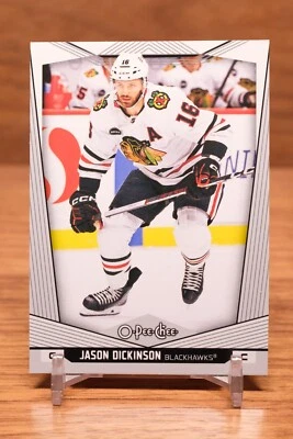 2024-25 OPC Base #76 Jason Dickinson - Chicago Blackhawks - Image 1 of 2