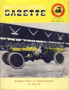 1956 THE HORSELESS CARRIAGE CLUB GAZETTE Automobile ANTIQUE AUTO Classic Car x6 - Picture 1 of 1
