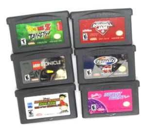 Game Boy Advance Game Lot:Dragon Balll Z,Lego Bionicle,American Dragon,Tony Haw - Picture 1 of 2
