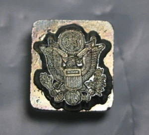 Sello de colección de cuero con escudo con logotipo del ejército de Estados Unidos Craftool Co. EE. UU. 8376 - Imagen 1 de 3