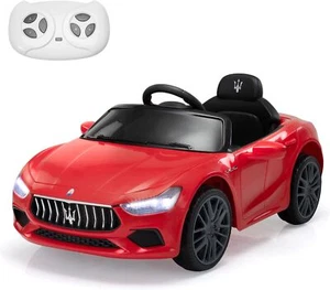 TOBBI 12V Kid Ride on Car Maserati Ghibli Licensed Electric Vehicle Toy Boy Girl - Picture 1 of 17