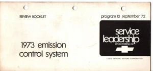 1973 Chevy Emission Control System Brochure - Picture 1 of 5