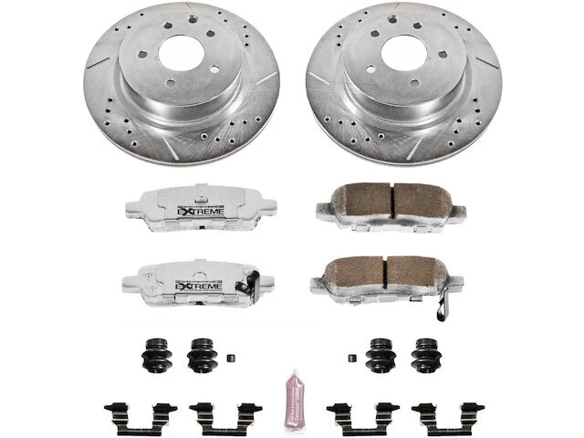 Kit de pastillas de freno trasero y rotor para Infiniti G35 2005-2008 cupé 2006 2007 CW925BH Foto 1 de 1