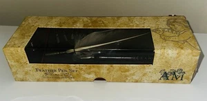 Authentic Models MG118 Calligraphy Feather Pen Set with Stylus & Ink (OPEN BOX) - Picture 1 of 5