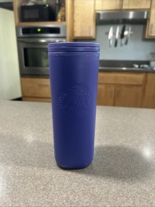 STARBUCKS 2025 Purple 100% Recycled Plastic Triangle Tumbler 16 Fl Oz - Picture 1 of 7