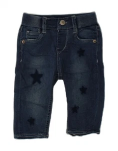 Pantalones de mezclilla ajustados gráficos para bebés LEVI'S 3-6 meses W16 L7 azul marino MB16 - Imagen 1 de 4