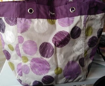 Bolso de Almacenamiento Thirty-One Essential Punto Esbozado Lunares Púrpura Foto 1 de 4