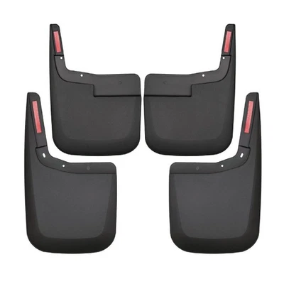 Husky Liners Front & Rear Black Textured Plastic Mud Guards for 15-20 Ford F-150 Foto 1 de 4