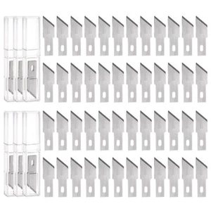 60pcs Exacto Knife Blades #20 Hobby Knife Replacement Blades Refills - Picture 1 of 7