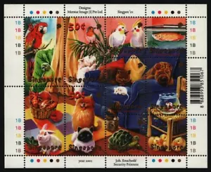 Singapur 2001 - Mi-Nr. 1055-1064 ** - MNH - Mascotas / Mascotas - Imagen 1 de 1