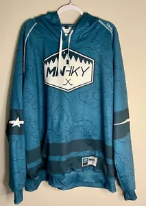 UNRL Sweatshirt Men's 3XL Blue Hoodie State of Hockey Silk Series Minnesota - Picture 1 of 3