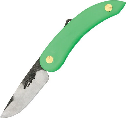Cuchillo Campesino Svord Cuchillo Verde PKPPG 6 3/4" cerrado. La espiga blanda extendida permite Foto 1 de 1